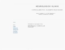 Tablet Screenshot of kbh-neurolog.dk